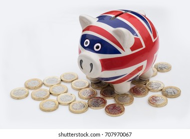 Brexit Payment, Piggy Bank On UK Money