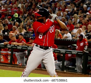 Brian Goodwin Left Fielder For The Washington Nationals At Chase Field In Phoenix,AZ USA July 22,2017.