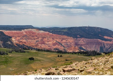 Brian Head Mountain Peak Utah Usa Very Close To Bryce Canyon