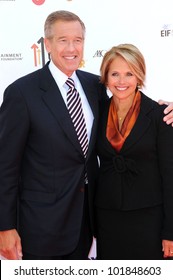 Brian Williams And Katie Couric At The 2010 Stand Up To Cancer, Sony Studios, Culver City, CA. 09-10-10