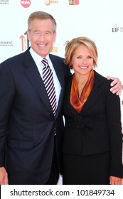 Brian Williams And Katie Couric At The 2010 Stand Up To Cancer, Sony Studios, Culver City, CA. 09-10-10