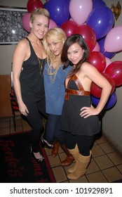 Brianne Davis, Jennifer Blanc-Biehn And Danielle Harris At Jennifer Blanc-Biehn's Birthday Party, Sardos, Burbank, CA. 04-23-10