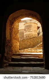 Brick arch in ancient monastery (David Gareja, Georgia)