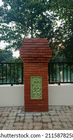 Brick Archway And Floral Ornament