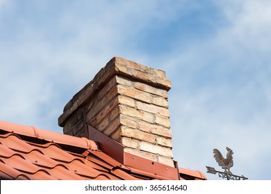 Brick Chimney Against The Sky