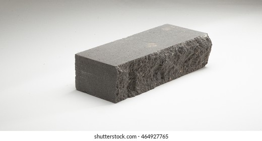 Brick Concrete split-sided in different colors. on a white background. - Shutterstock ID 464927765