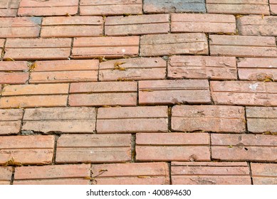 Brick floor and wall background 
