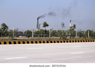 Brick Kilns Near Yamuna Expressway, Uttar Pradesh India