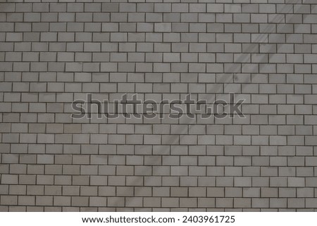 brick layed wall at a construction site