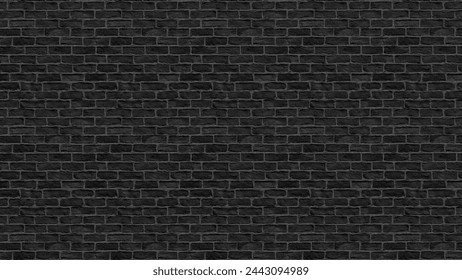 Brick pattern natural black for interior floor and wall materials