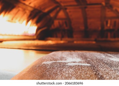 Brick Pizza And Bread Oven Fire