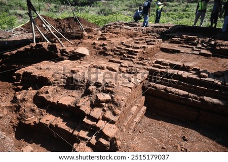 Brick Temple Ruins in Batang Centraljava