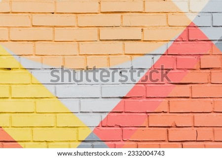 Brick wall. Abstract urban street background