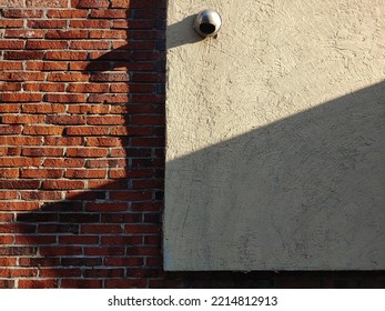 Brick Wall With Afternoon Sunlight