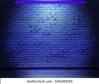 Brick Wall Background Neon Light Stock Photo 1042481041 | Shutterstock