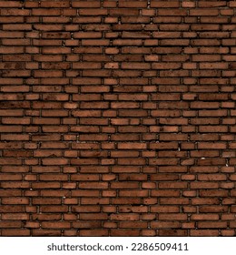 Brick wall, background for design and presentations. An old brick with a history.
