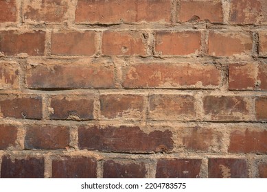brick wall background, brick wall in red. Orange brick fence can be used as background. Modern red brick wall texture for background. Old dud wall with shadow texture can be use as background. - Shutterstock ID 2204783575