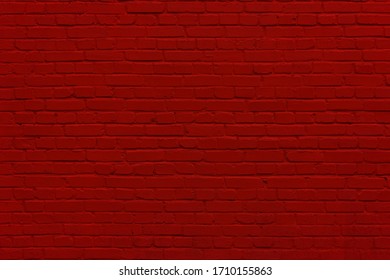 Brick Wall Background. Red Texture