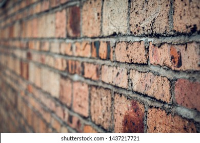 Brick Wall Background Surface Dirty 墙壁 红砖