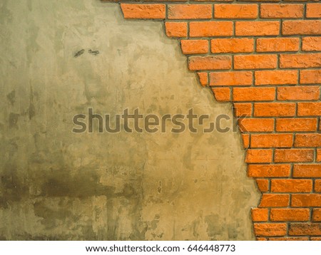 brick wall background or texture with space for text
