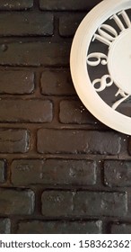Brick wall. Bricks. Dirty brick surface. Vintage background for postcards
