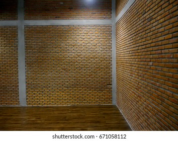 Brick wall corner