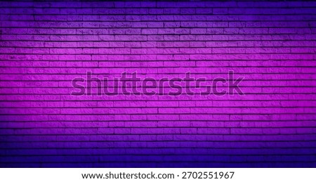 Brick wall in different colors as background. Banner design