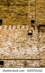 Brick Wall In The Historic Third Ward Area Of Milwaukee, WI