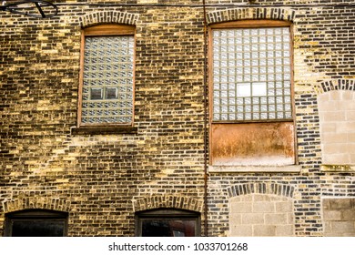 Brick Wall In The Historic Third Ward Area Of Milwaukee, WI