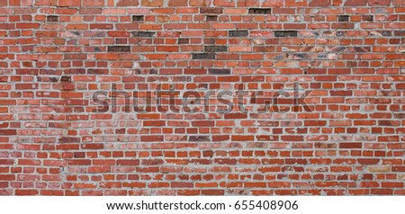 Brick wall interior