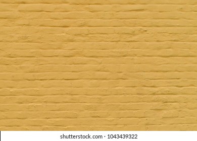 brick wall painted yellow texture