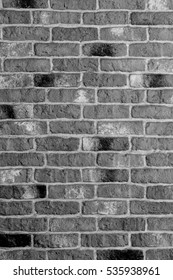 Brick wall surface