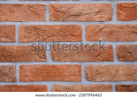 Brick wall surface texture. Detailed and structured brick background.