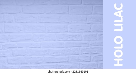 brick wall texture, tinted in hola lilac color. - Shutterstock ID 2251349191