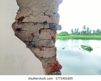 Brick Wall And Tha Chin River