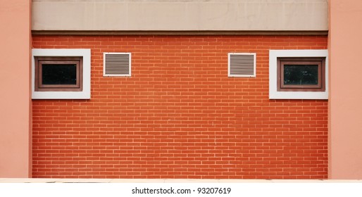 brick wall and Ventilator