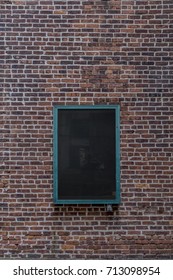 brick wall with window