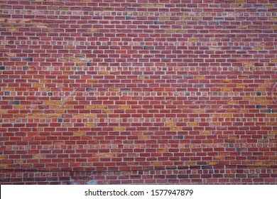 A Brick Wall With Wonderful Color.  Perfect For Stand Up Comedy.