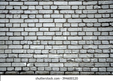 Brick white wall 9