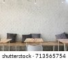 cafe interior wall brick