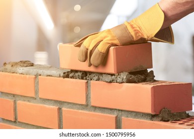 Bricklayer Cement Masonry Build Layer House Worker