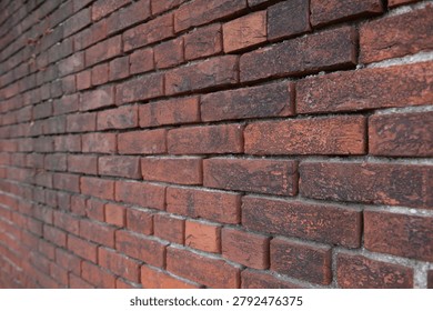 Bricks on wall texture background. Bricks in masonry wall background. Bricks on redbrick pattern background. Bricks in wall surface background.