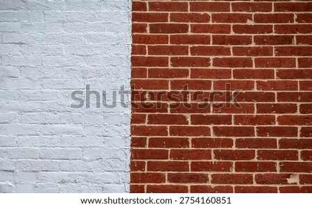 Bricks on wall texture. Background in masonry pattern. Wall on redbrick surface. Background for rustic backdrop.