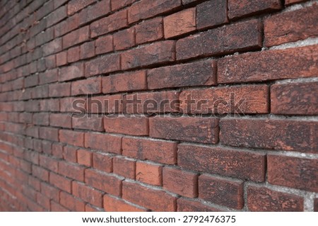Bricks on wall texture background. Bricks in masonry wall background. Bricks on redbrick pattern background. Bricks in wall surface background.