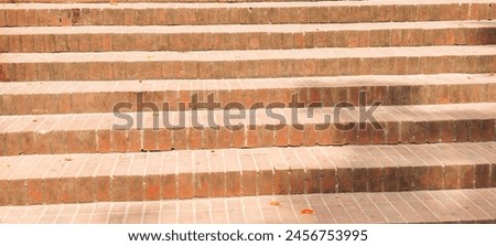 Bricks stairs useful background image photography. 