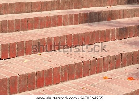 Bricks stairs useful background image for use.