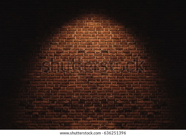 wall with light spot on center background custom design