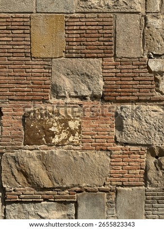 bricks wall texture. stone rustic acient background