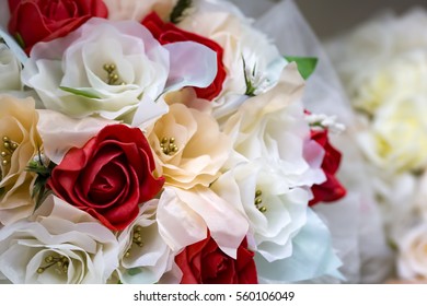 Similar Images Stock Photos Vectors Of Hand Tied Bouquet Of Fire And Ice Roses Shutterstock