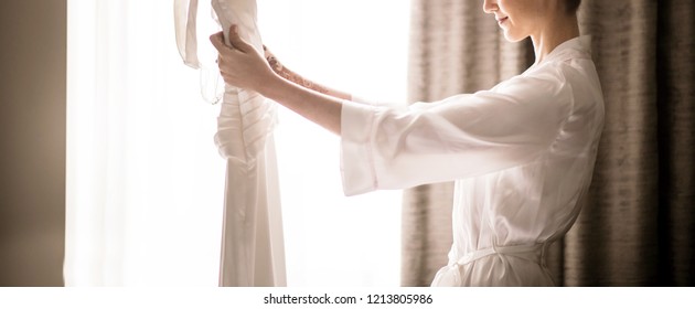 Bridal  Moments Before Getting Ready For The Ceremony
Karachi, Pakistan, October 27, 2018